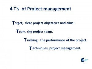 4 T's of project management